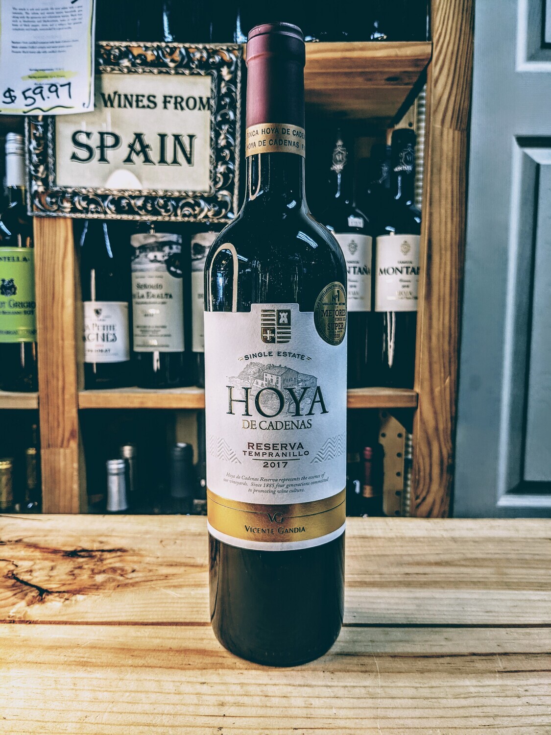 Hoya de Cadenas Riserva Tempranillo 750ml