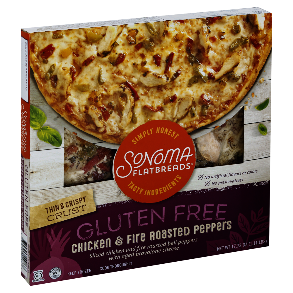 Sonoma Flatbreads Chicken And Fire Roasted Peppers Pizza, 17.73 Oz