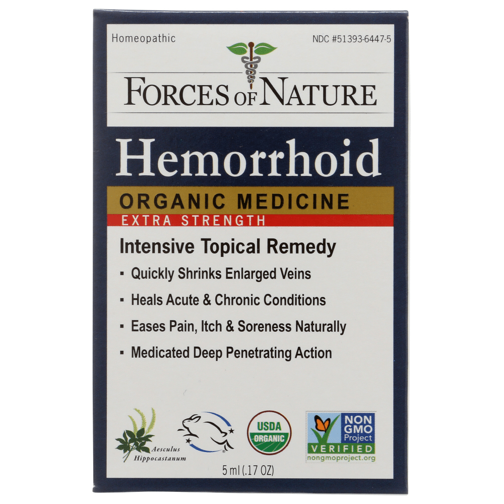 Forces Of Nature Hemorrhoid Control Extra Strength - 0.17 Oz