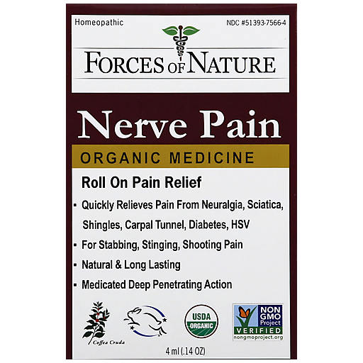 Forces Of Nature Nerve Pain Management Rollerball - 0.14 Oz