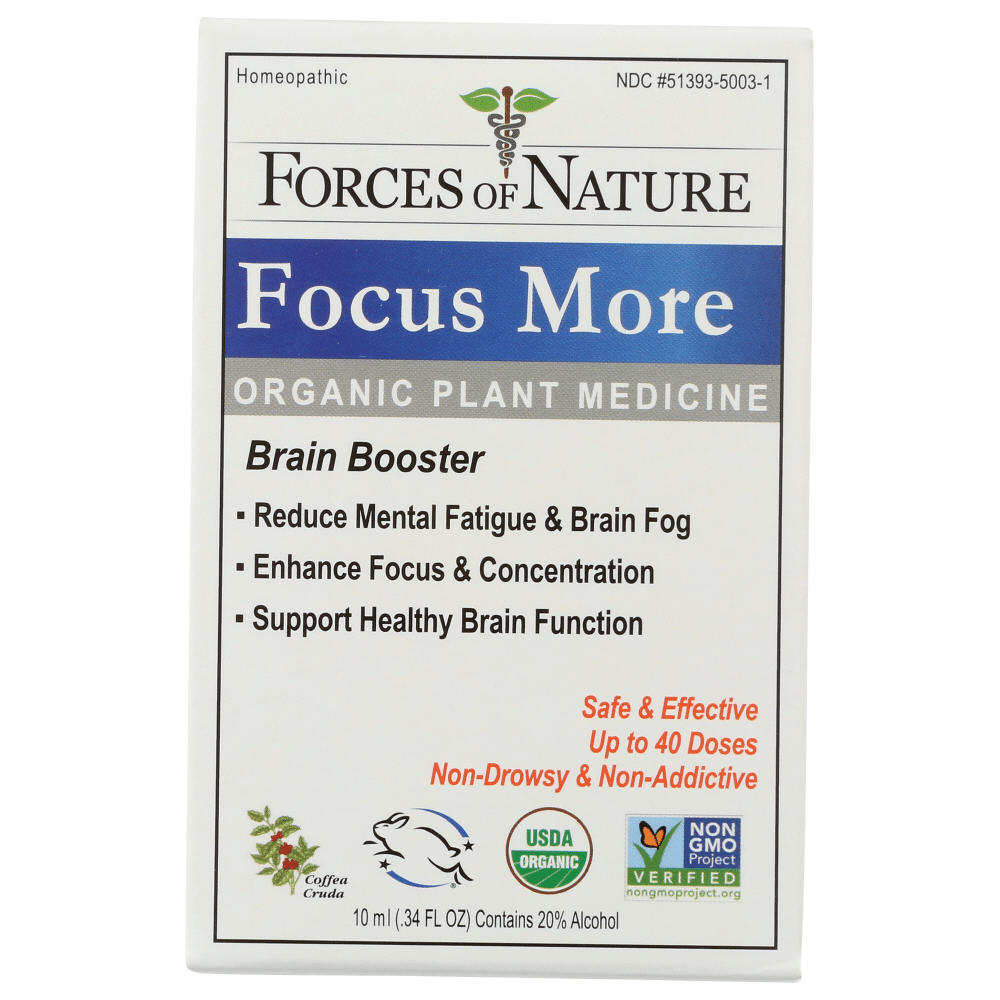 Forces of Nature Organic Plant Medinice Focus More 10 ML