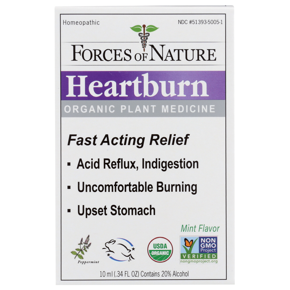 Forces Of Nature Heartburn Relief - 1 Each-10 Ml