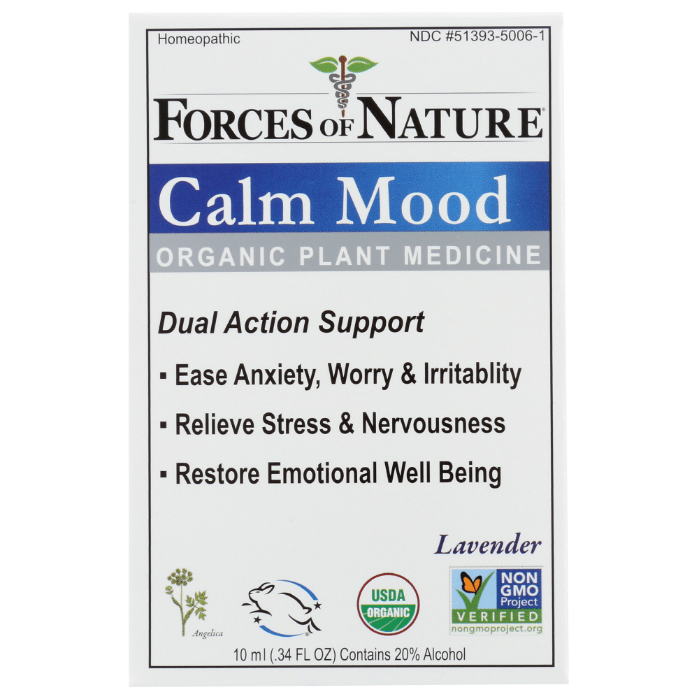 Forces of Nature Calm Mood - 1 Each-10 Ml