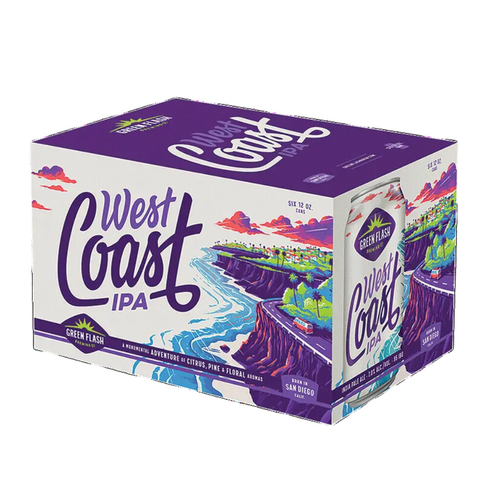 Green Flash West Coast IPA Beer - 6pk/12 Fl Oz Cans
