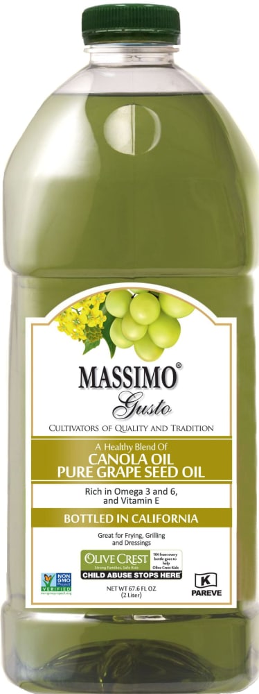 Massimo Gusto Canola And Grape Seed Oil