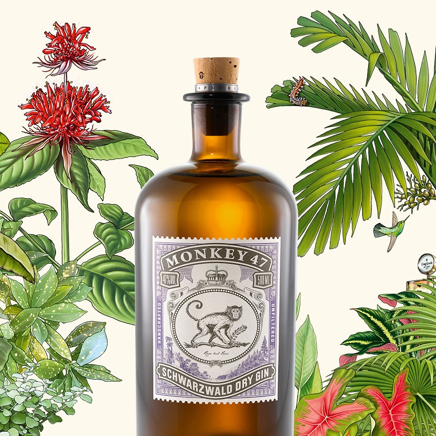 Monkey 47 Schwarzwald Dry Gin - 375 Ml