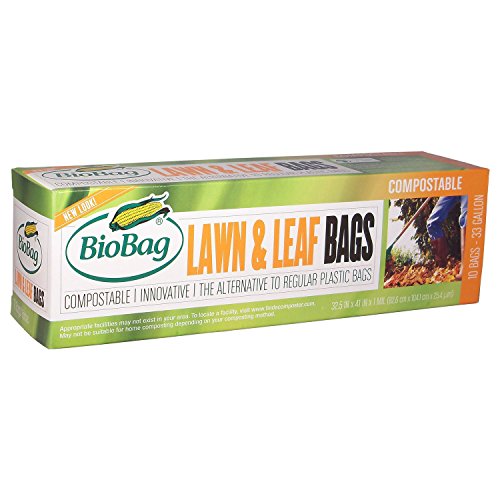 BioBag Lawn & Leaf Bags 33 Gallon Compostable