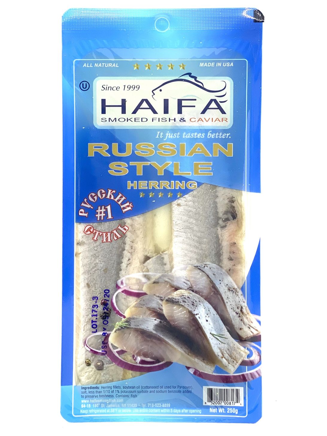 Haifa Russian Style Herring N1 250gr