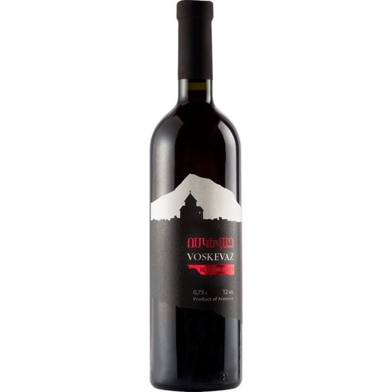 Voskevaz Red Semi-Sweet Wine Armenia 750 ML