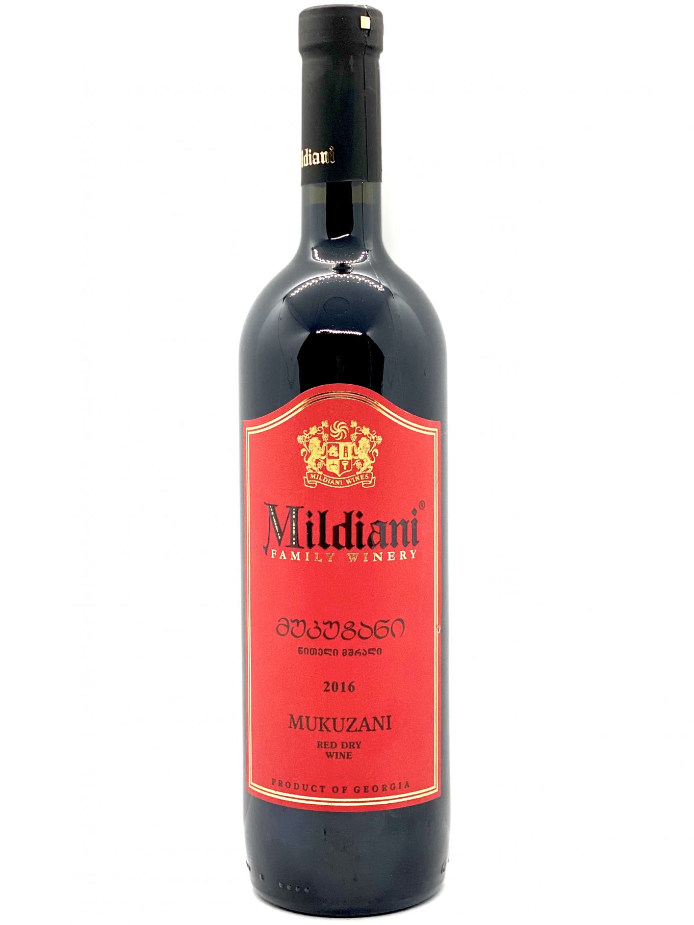"mukuzani" Red Dry Wine 2016, 12.5% Alc. 750 Ml