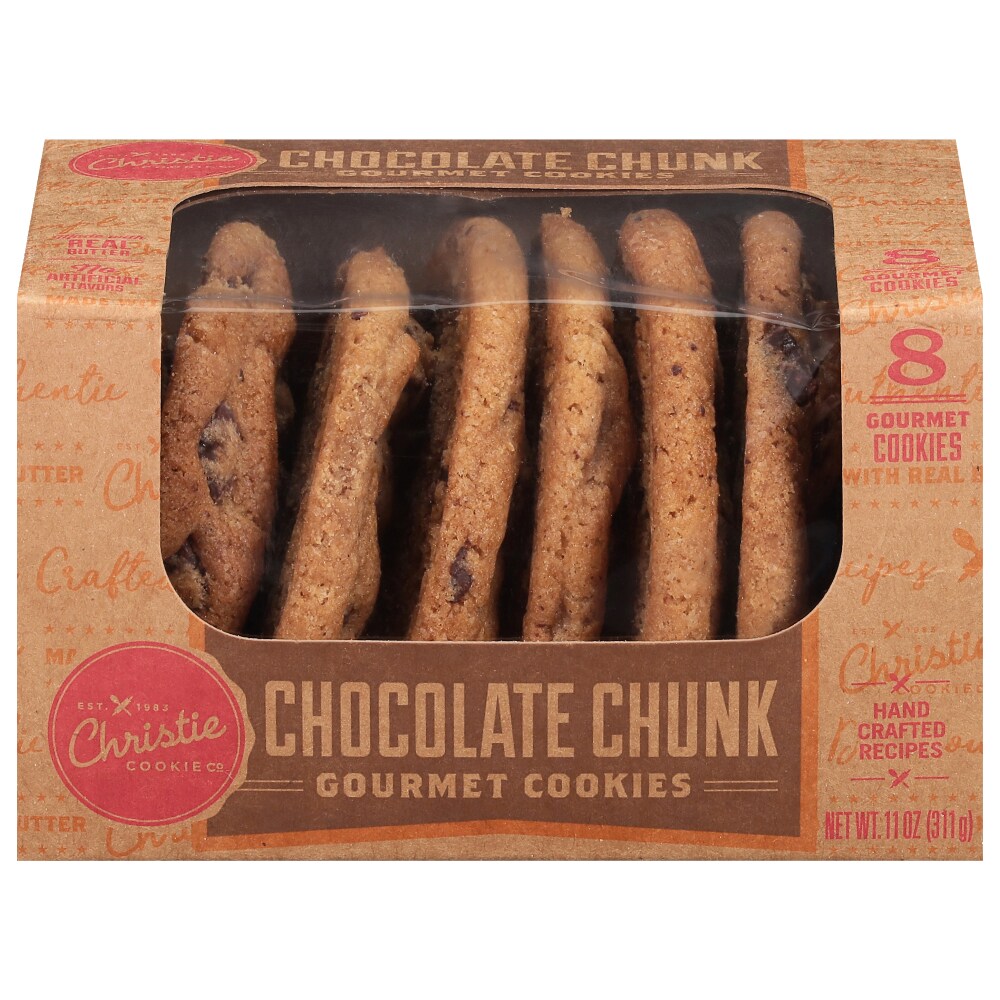 Christie Cookie Co. Chocolate Chunk Gourmet Cookies 8 Ct Box
