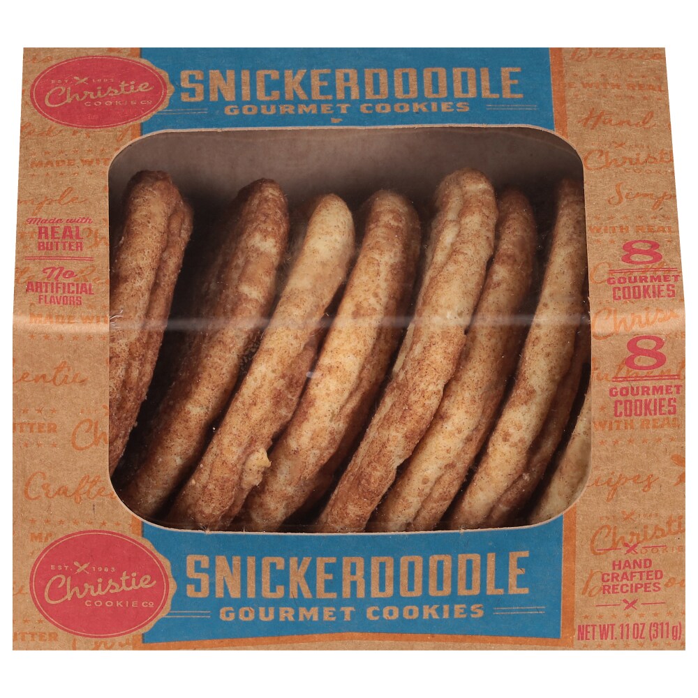 Christie Cookie Co. Snickerdoodle Gourmet Cookies 8 Ct Box