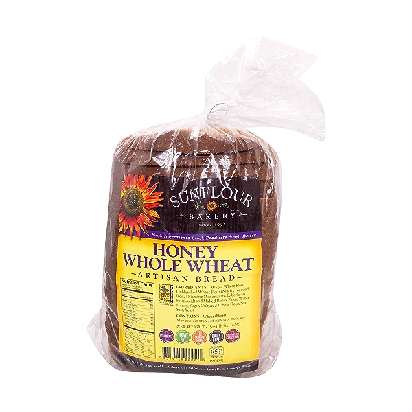 Inked Organics Honey Wheat Bread, 25 Oz