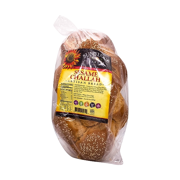 Sunflour Sesame Challah, 27 Oz