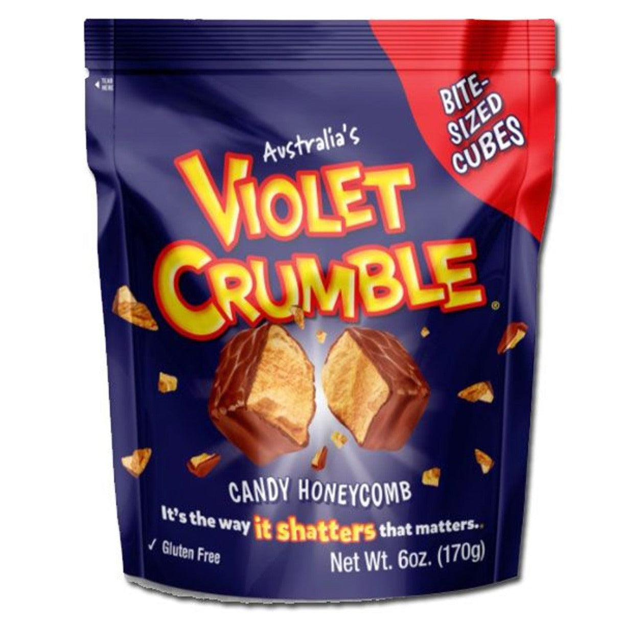 Violet Crumble Nestle Honeycomb Milk Chocolate Cubes