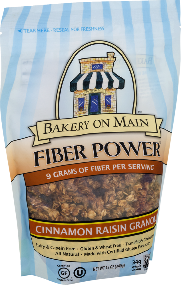 Bakery On Main Gluten Free Cinnamon Raisin Fiber Power Granola, 12 Oz