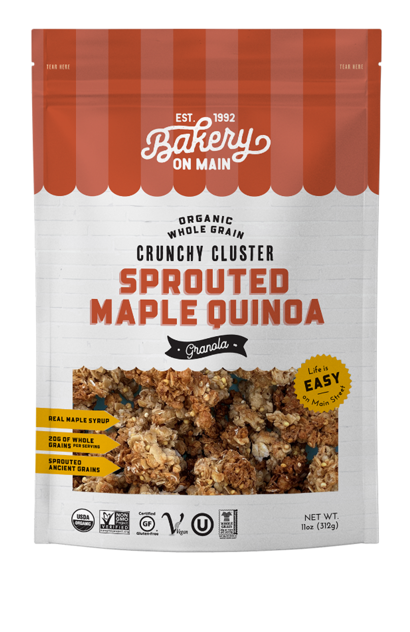 Bakery on Main Organic Whole Grain Crunchy Cluster Sprouted Grains & Honey Granola 11 Oz Bag