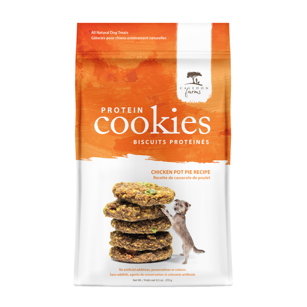 Caledon Farms Protein Cookies Chicken Pot Pie Dog Treats [224g]