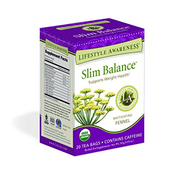 Lifestyle Awareness Slim Balance Herb Tea, 20 Teabags