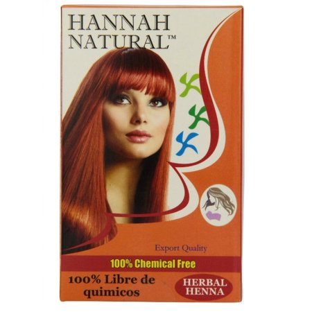 Hannah Natural Pure Herbal Henna Powder, 100 Gram