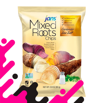 Jans Coriander Sea Salt Mixed Root Chips