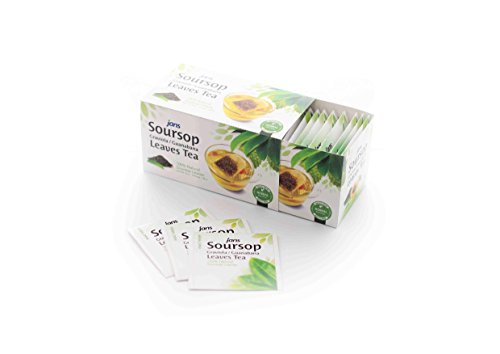 Jans 100% All Natural Soursop Graviola/Guanabana Leaves Tea (25 Tea Bags)