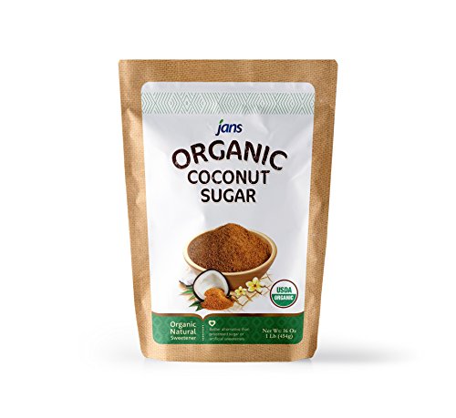 Jans Organic Coconut Sugar - 1lbs (454g)