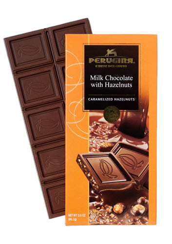 Perugina Milk Chocolate With Hazelnuts 3.5 Oz Bar