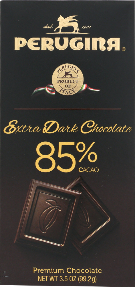 Perugina Chocolate Bar Dark 85% Extra Butter, 3.5 Oz