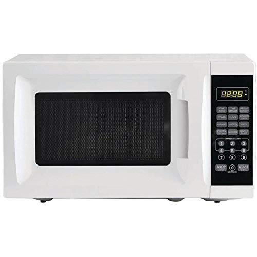 Mainstay S 0.7 Cu Ft. 700 Watt Microwave, White With 10 Power Levels