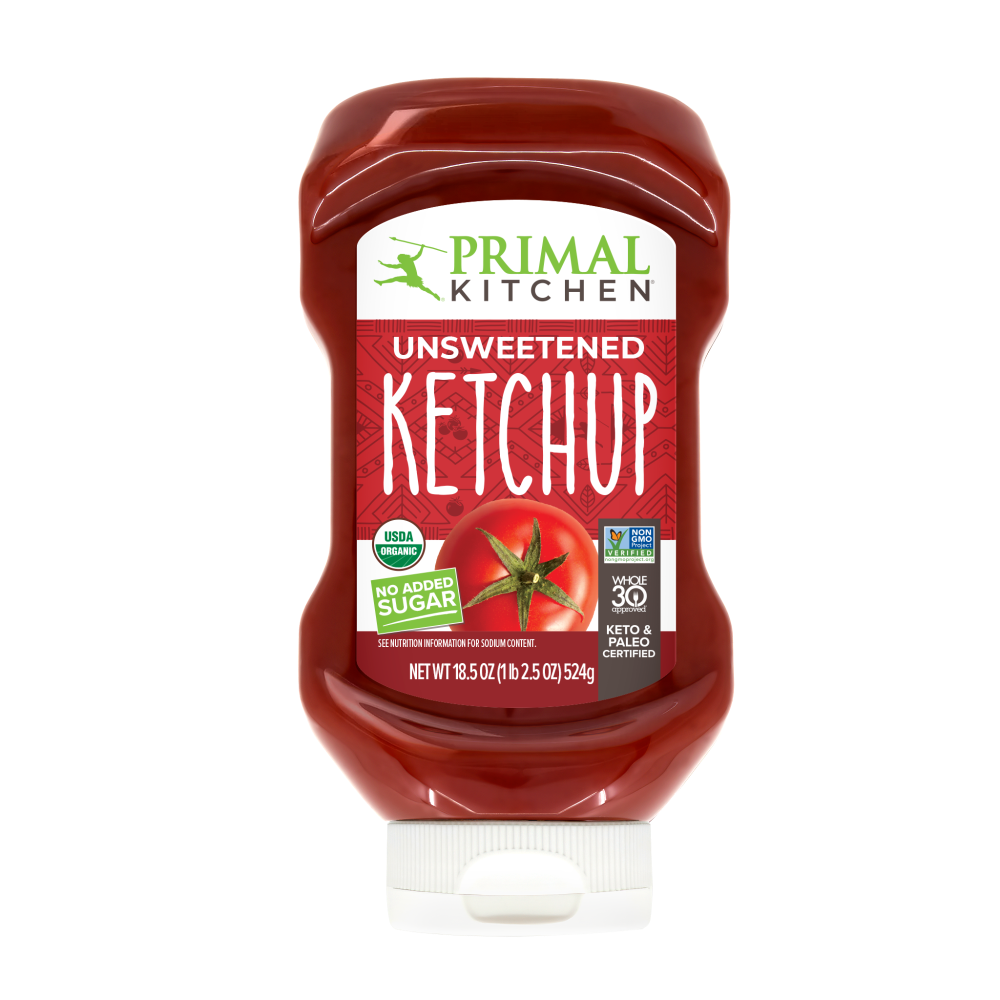 Primal Kitchen Unsweetened Squeeze Ketchup 18.5 Oz