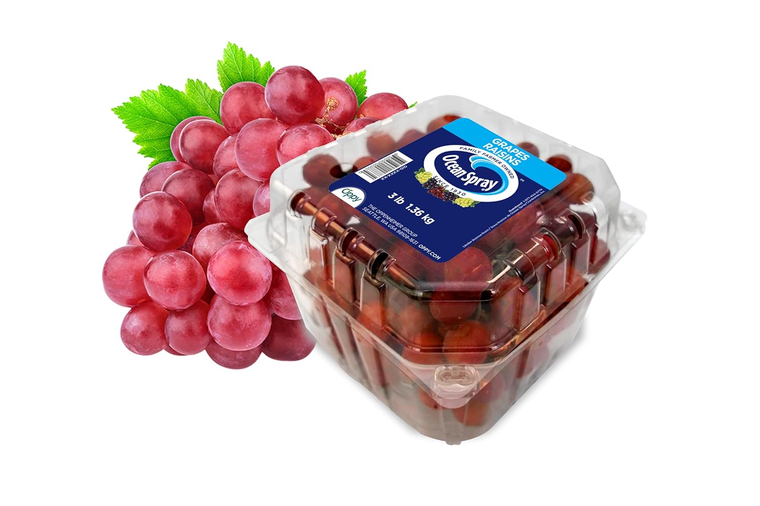 Produce Red Seedless Grapes, 3 Lb