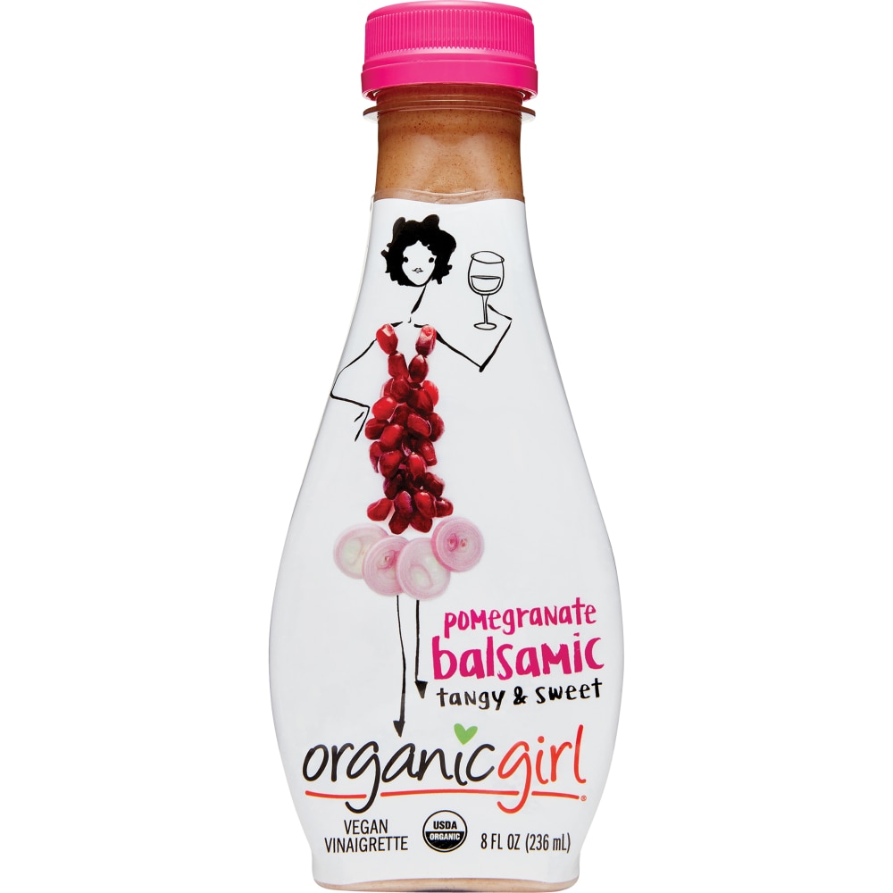 Organicgirl Pomegranate Balsamic Vegan Vinaigrette 8 Fl. Oz. Bottle