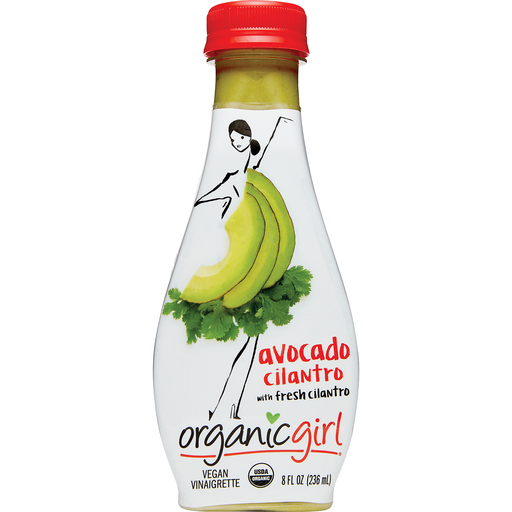 Organicgirl Avocado Cilantro Vegan Vinaigrette 8 Fl. Oz. Bottle