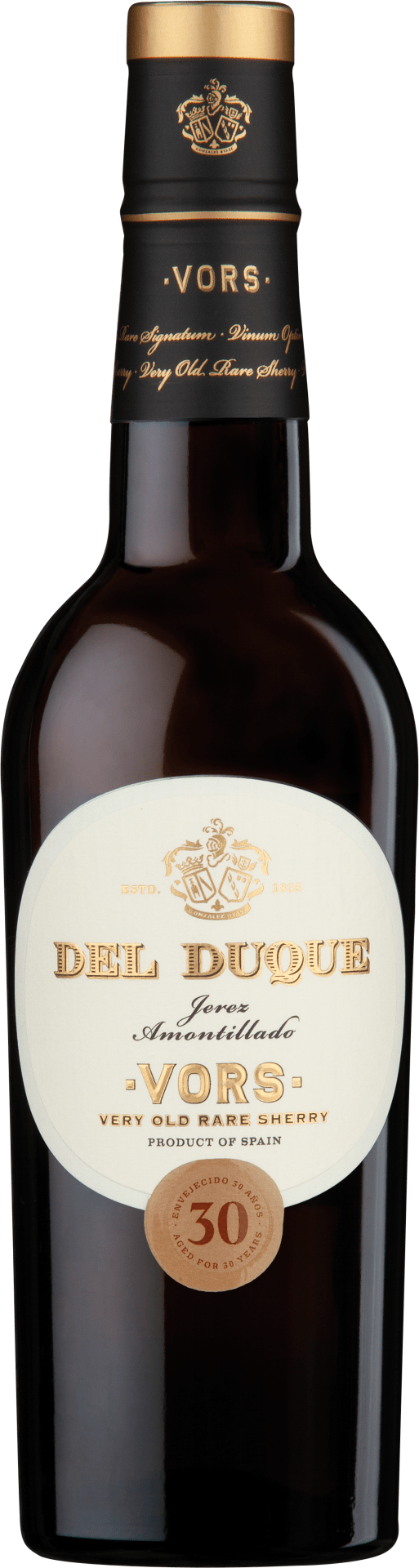Gonzalez Byass Del Duque Amontillado VORS Sherry 375ml