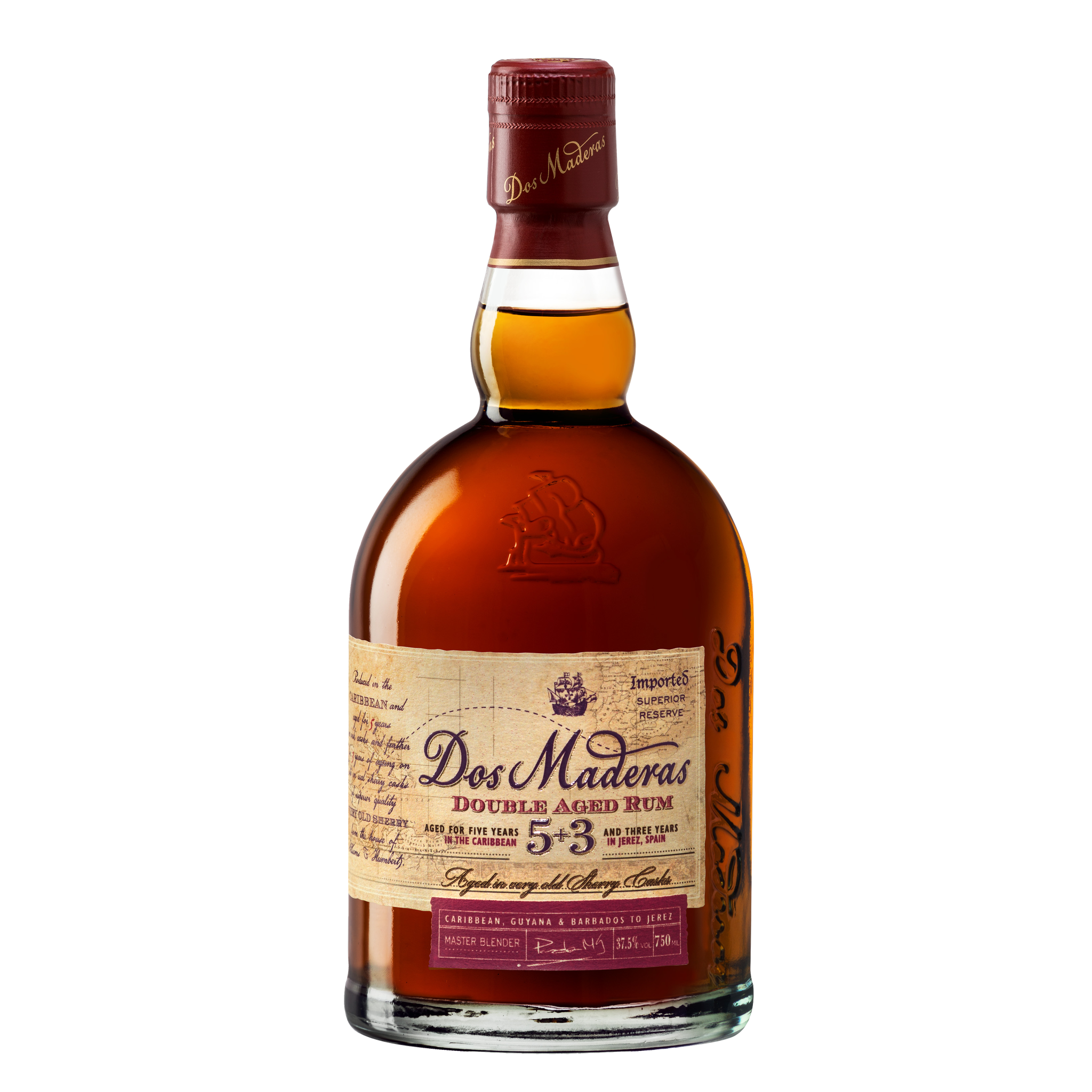 Dos Maderas PX 5+5 Years Old Aged Rum 40% Vol. 0,7l In Giftbox