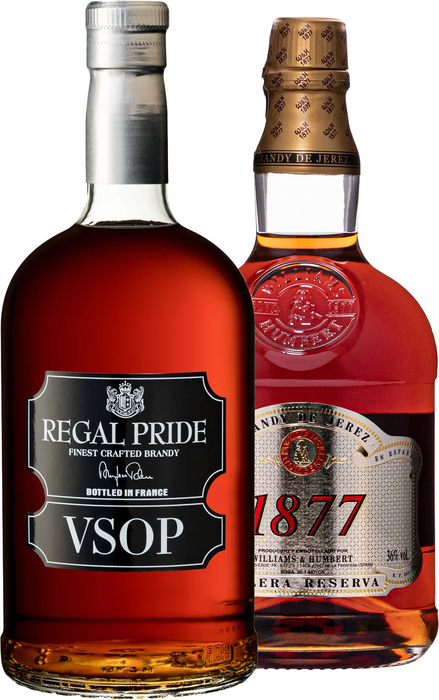 1877 Set Brandy Solera Reserva + Regal Pride VSOP