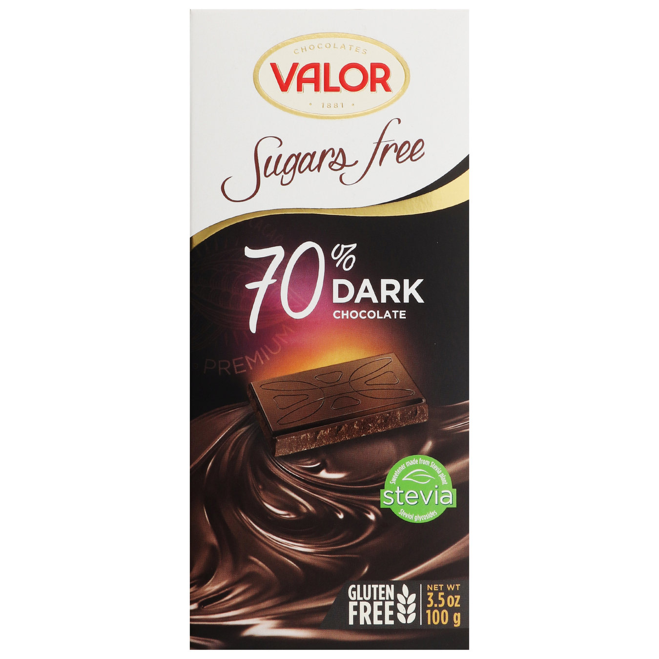 Valor Intense Dark Chocolate Gluten Free
