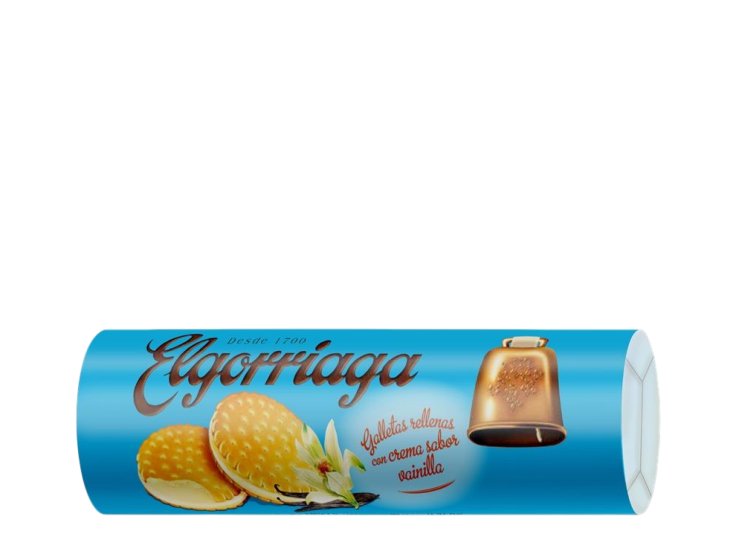Elgorriaga Galletas Rellenas De Vainilla 180 Gr