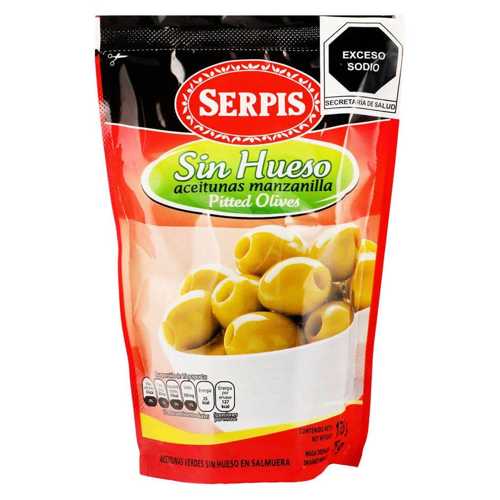 Serpis Aceituna Manzanilla Sin Hueso 175 G
