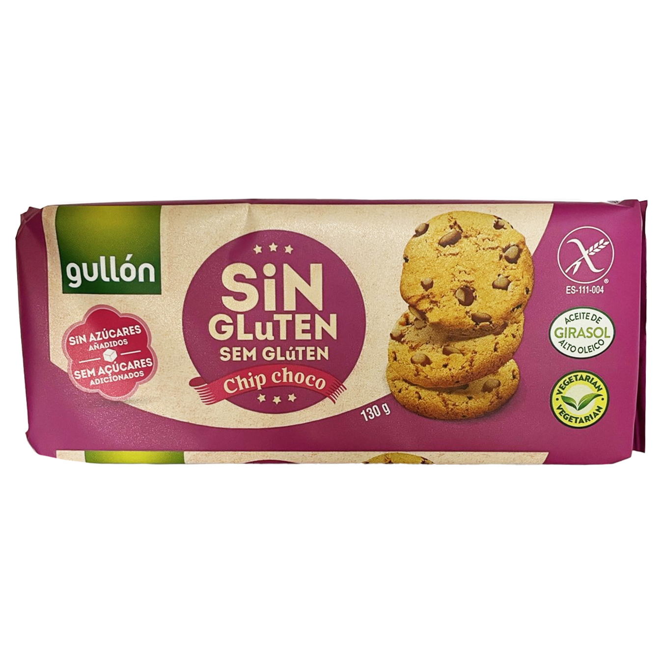 Gullon Gluten Free Chocolate Chip Cookies - 130g