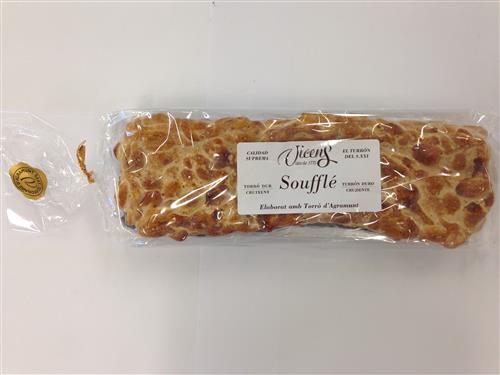 Torrons Vicens S.l. Hard Crunchy Almond Soufflé Nougat 300g