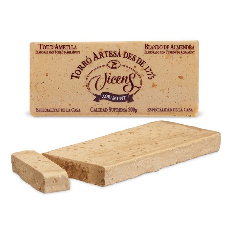 Torrons Vicens S.l. Soft Almond Nougat 300g