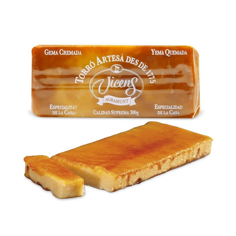 Torrons Vicens S.l. Burnt Egg Yolk Nougat 300g