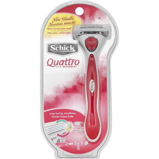 Schick Quattro For Women Razor, 4 Blades