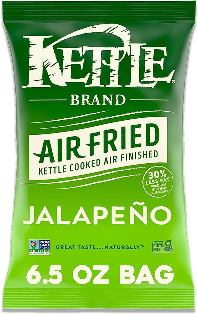 Kettle Brand Air Fried Jalapeno Potato Chips 6.500 Oz