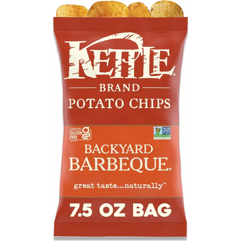 Kettle Brand Backyard Barbeque Potato Chips 7.500 Oz
