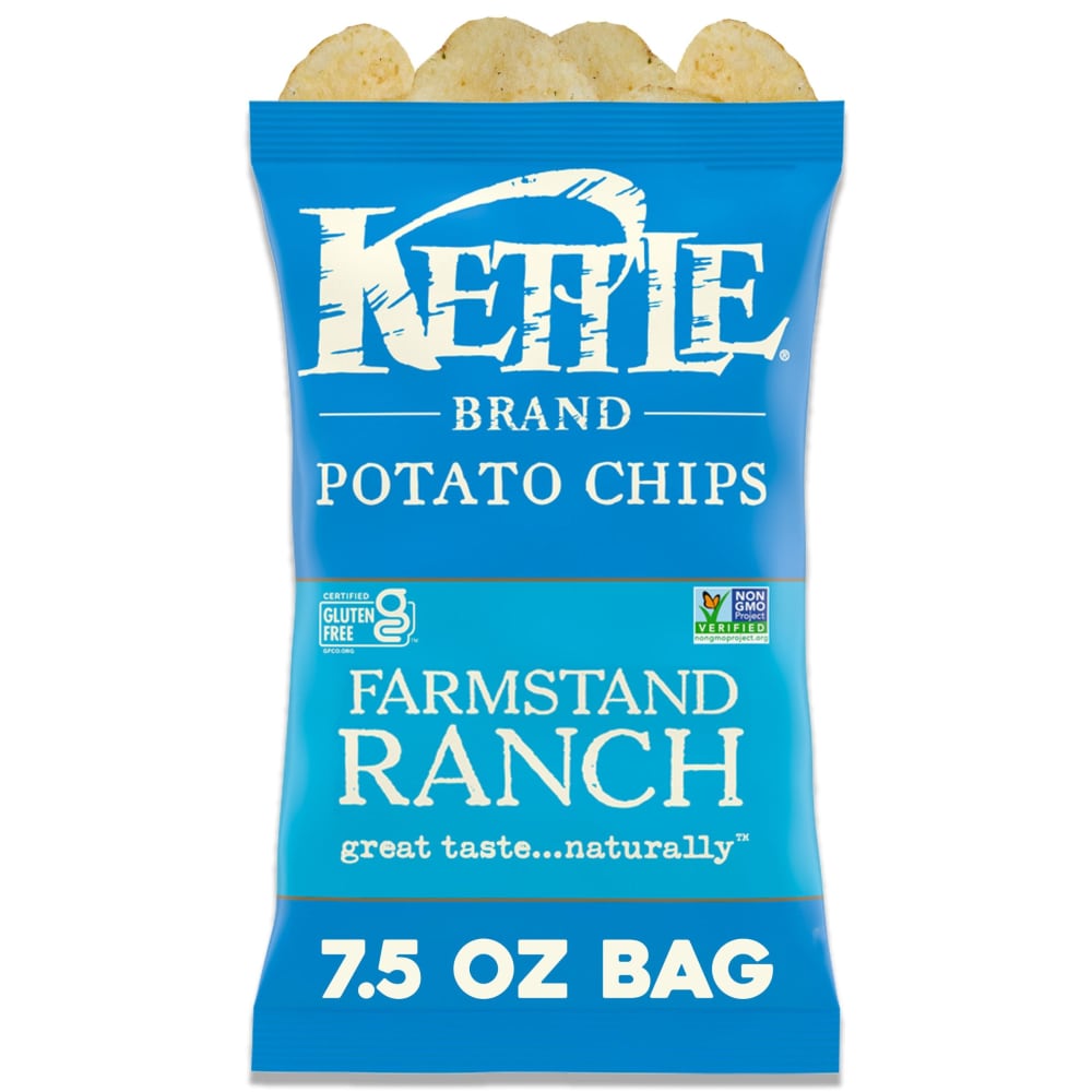 Kettle Brand Farmstand Ranch Potato Chips 7.500 Oz