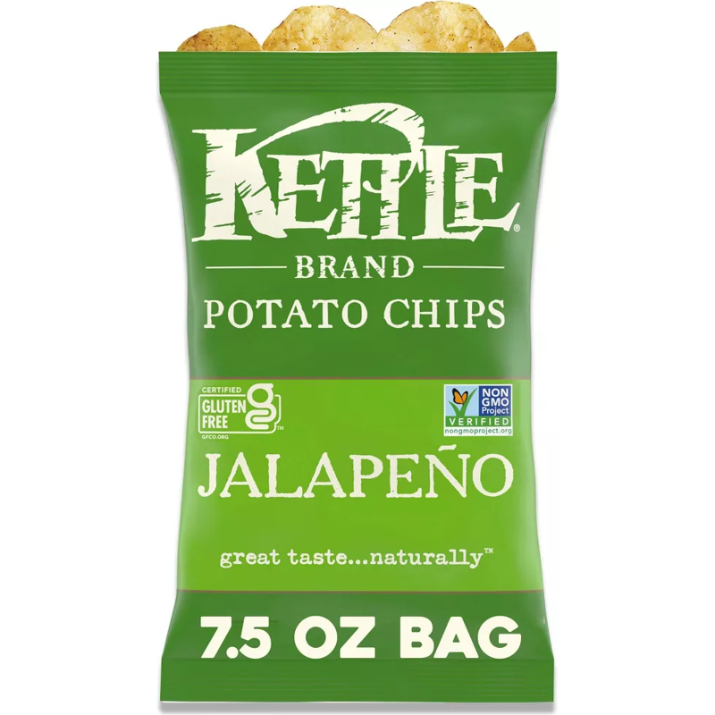 Kettle Brand Jalapeno Potato Chips - 7.5 Oz