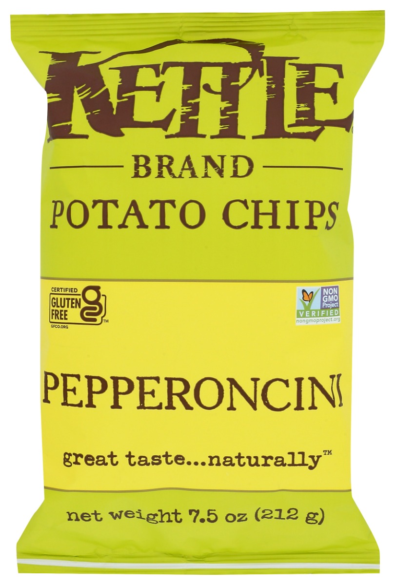Kettle Brand Pepperoncini Potato Chips 7.500 Oz